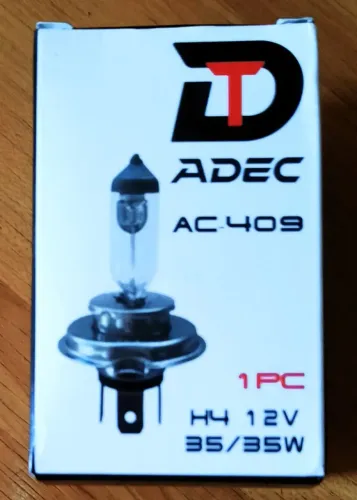 Lampada H4 Farol 35w Moto Universal Crystal Halogena Biodo