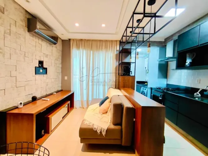 Apartamento mobiliado de 59m² com 01 quarto para locação - Bosque das Juritis