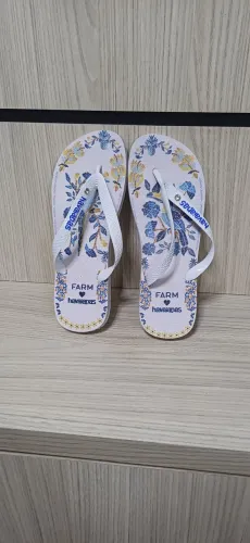 Chinelo havaiana 39 novo farm 