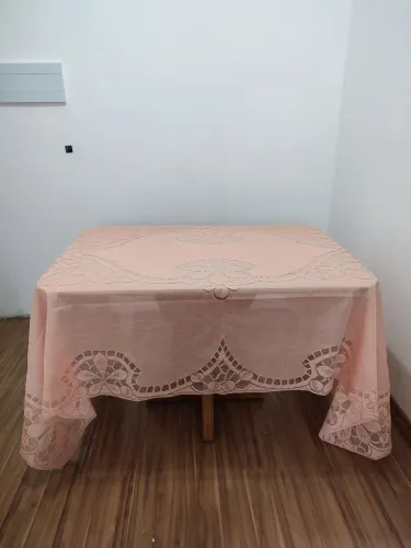 Toalha de mesa salmão
