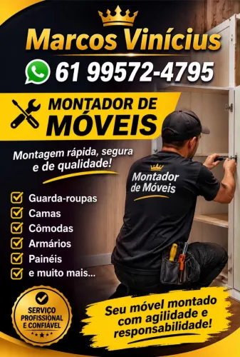 Montador de móveis Águas lindas