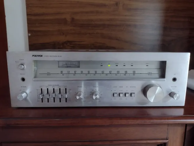 Receiver Polivox PR-80 P/ Restauro ou Peças 