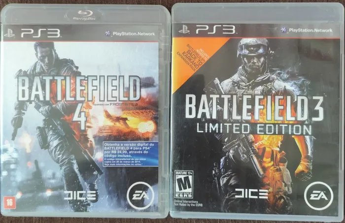 Battlefield 3 e Battlefield 4