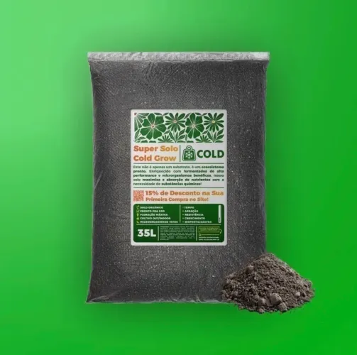 Super Solo Orgânico Cold Grow Shop para Grow Jardinagem