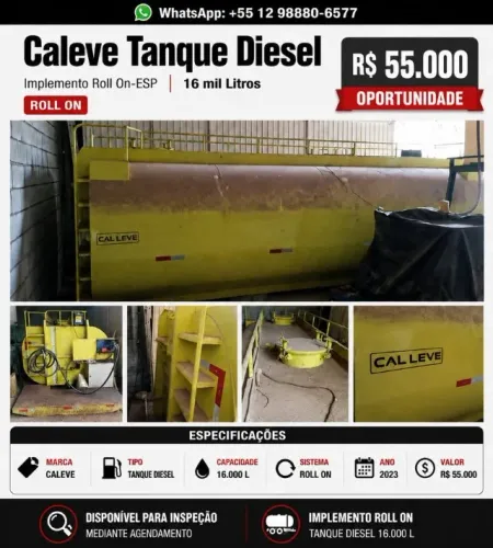 Tanque Diesel Roll On 16.000L Calleve