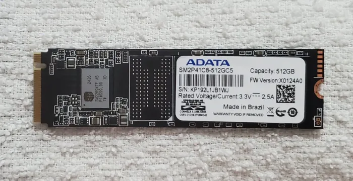 SSD NVMe ADATA 512GB M.2 PCIe 4.0