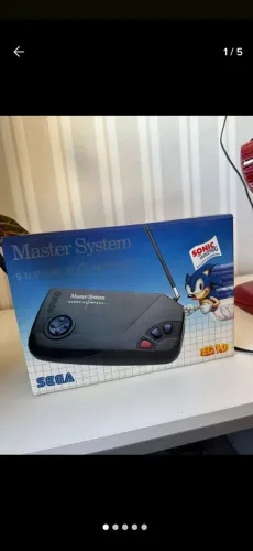 Master System Super Compact Única Dona Original Tectoy Completo na Caixa !!!!!!!!