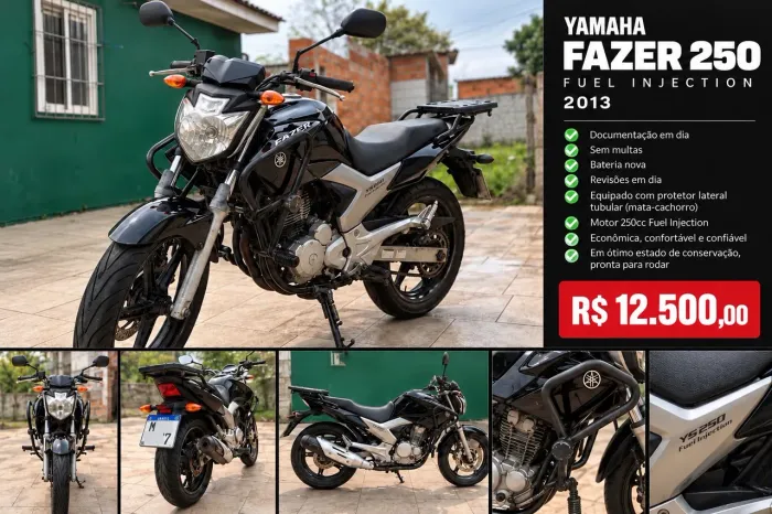 Yamaha Fazer 250cc 2013