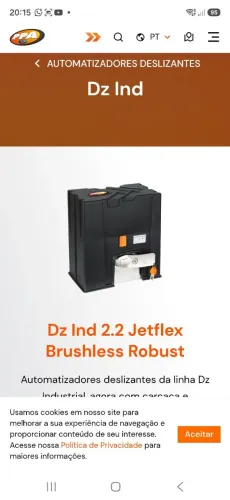 CONJ. AUTO. MOV. P. DZ IND. 2.2 ROBUST<br><br>JET FLEX BLDC