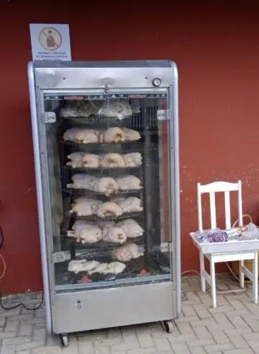 Assador multiuso de 128 kilos