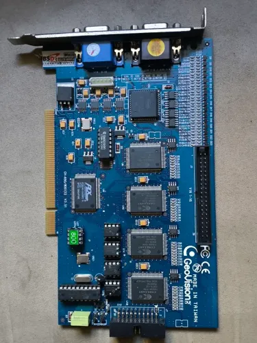 Placa para captura de imagens de Segurança Geovision até 16 Câmeras