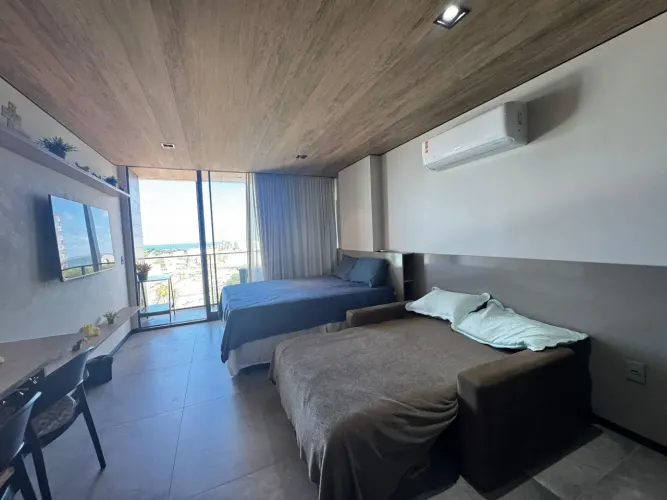 Studio Beira-Mar para venda com 32m² no edifício New Time na Pajuçara - Maceió - AL