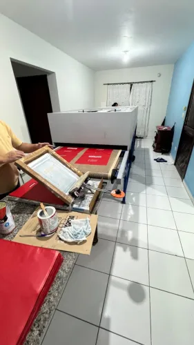 Estufa esteira secagem Cerigrafia + Empresa instagram e clientes ativos.
