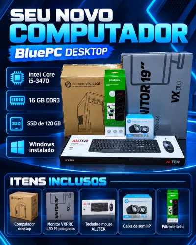COMPUTADOR COMPLETO INTEL i5 + Monitor