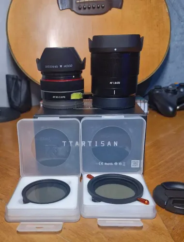 Kit lentes 35mm 2.8 | 23mm 1.8