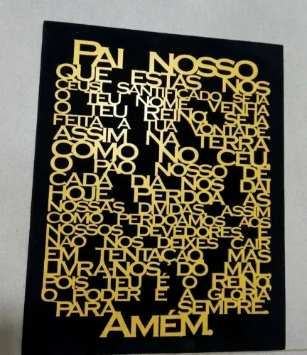Placa decorativa ?% no aço pintura eletrostática a melhor que tá tendo 40x38 várias cores