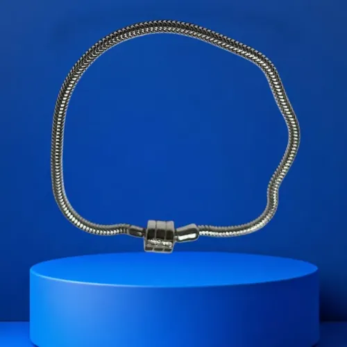 Pulseira berloqueira de prata