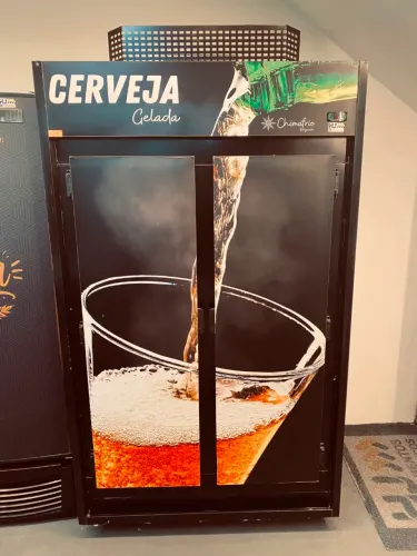 NZ. Cervejeira king 2 portas 22 caixas
