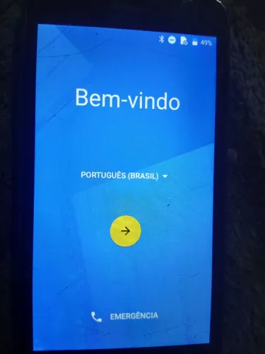 Lg k4 2017 usando só com a película trincada tudo func caregador 