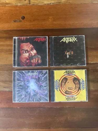 Anthrax - Lote c/ 4 CDS