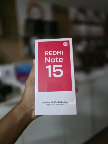 *Redmi Note 15* 6/128GB *R$1199