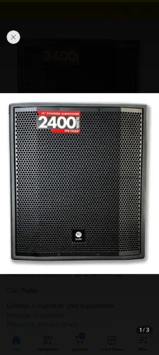 Vendo Subwoofer 15" MJ Áudio 2400w