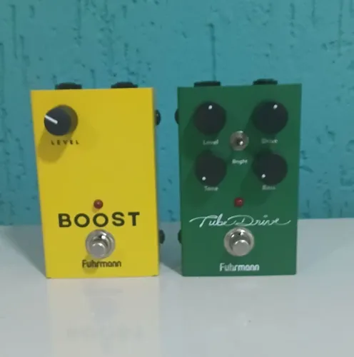 Combo Fuhrmann: Pedais Tube Drive + Pedal Boost (Estado de Novo))