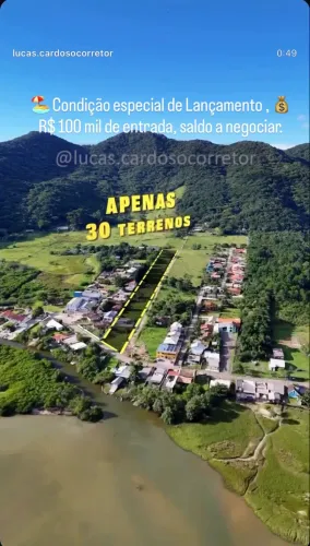 Terrenos na Caieira, 100 mil de entrada, 360 m2