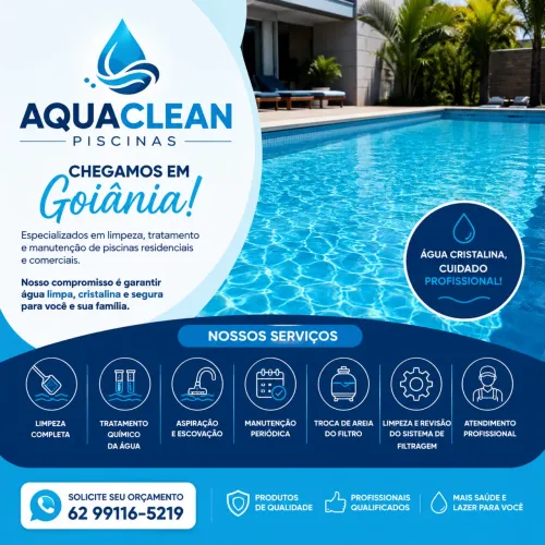 Limpeza e Manutenção de Piscinas em Goiânia | AquaClean