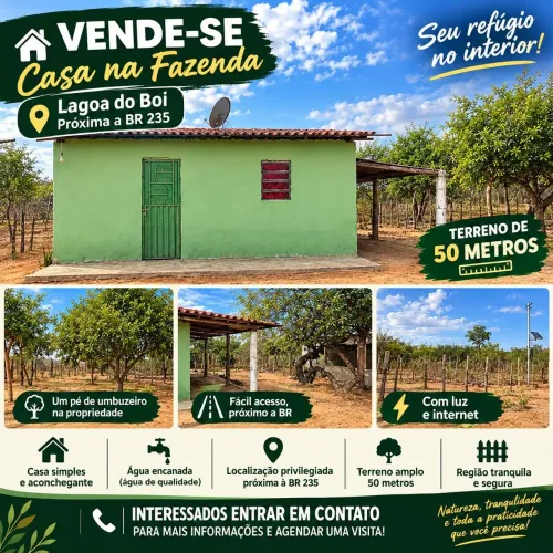 Vende-se,casa com terreno 50/50