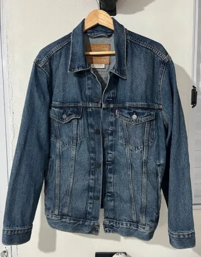 Jaqueta Jeans Levis Premium Lavagem Escura