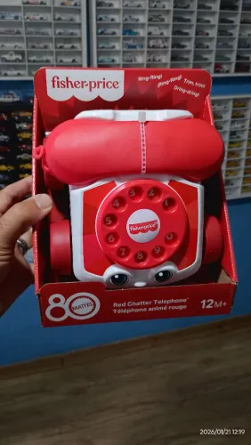 Fisher Price telefone vermelho 