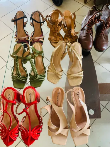 Lote sapatos Femininos 