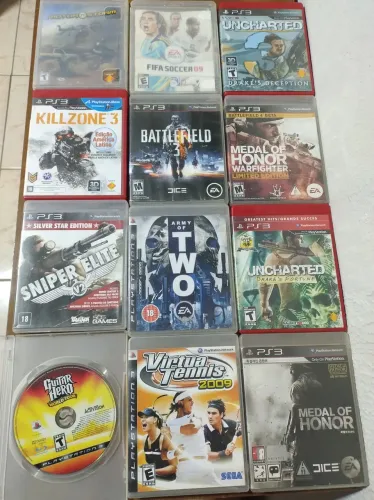 Lote de Jogos Ps3