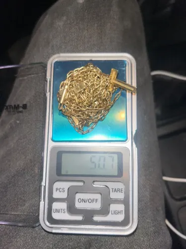 Cordão de Ouro 750 18k peças trabalhadas