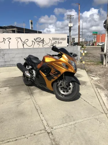Suzuki Hayabusa GSX 1300R 1340cc - Laranja/Preta