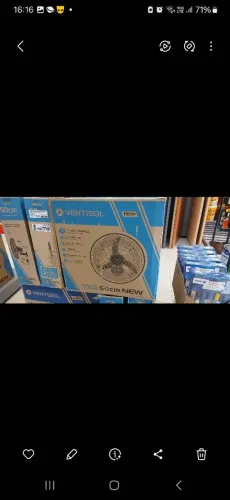 Ventilador de parede novo