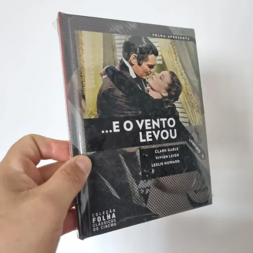 E o Vento Levou DVD CLÁSSICOS DO CINEMA FOLHABDE SÃO PAULO 