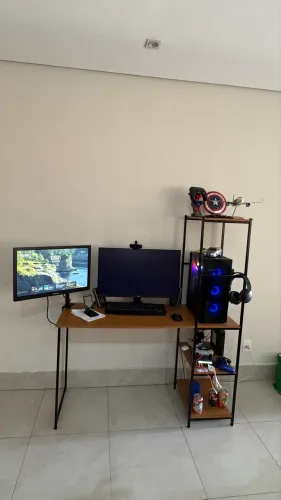 Mesa industrial pra escritório 