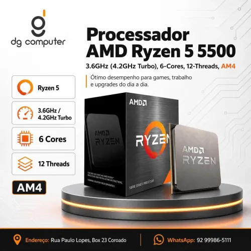 Processador Ryzen 5 5500 