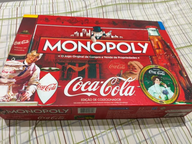 Monopoly Coca-Cola Edição de Colecionador - Completo e Raro