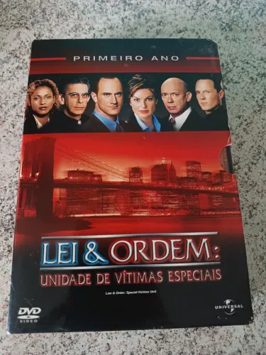 Box DVD original "Lei e Ordem: Unidade de vítimas especiais." Primeiro ano.