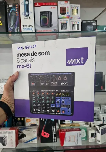 Mesas de som com efeito mxt