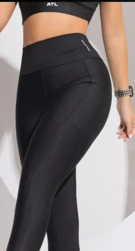 Legging zero transparência com bolso 