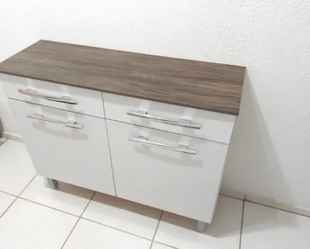 Armário de cozinha 2 gavetas 2 portas
