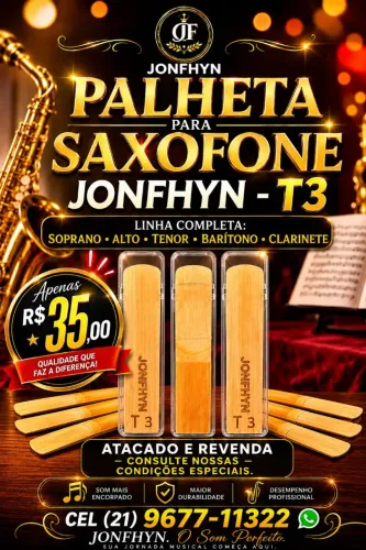 Palheta para saxofone