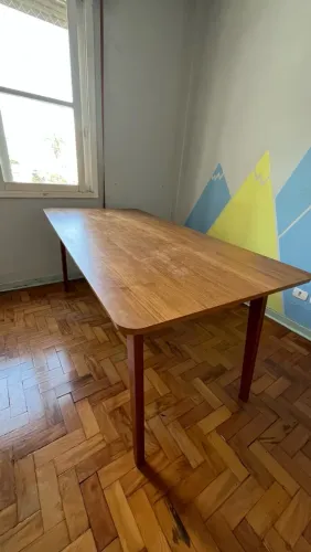 Mesa de Jantar Madeira Maçica 6 lugares