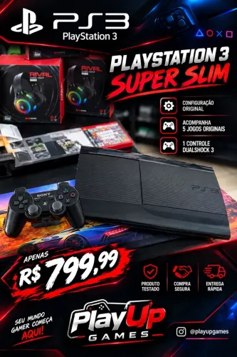 PlayStation super slim impecável