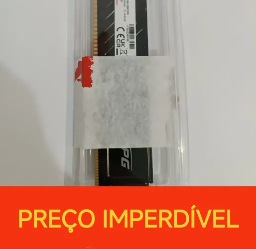 (NOVA - CL16) Memória RAM 16GB XPG Gammix D35 Preto CL16 (1x16GB).