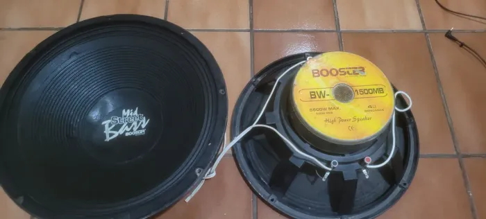 Falante seco de 15 polegadas Par